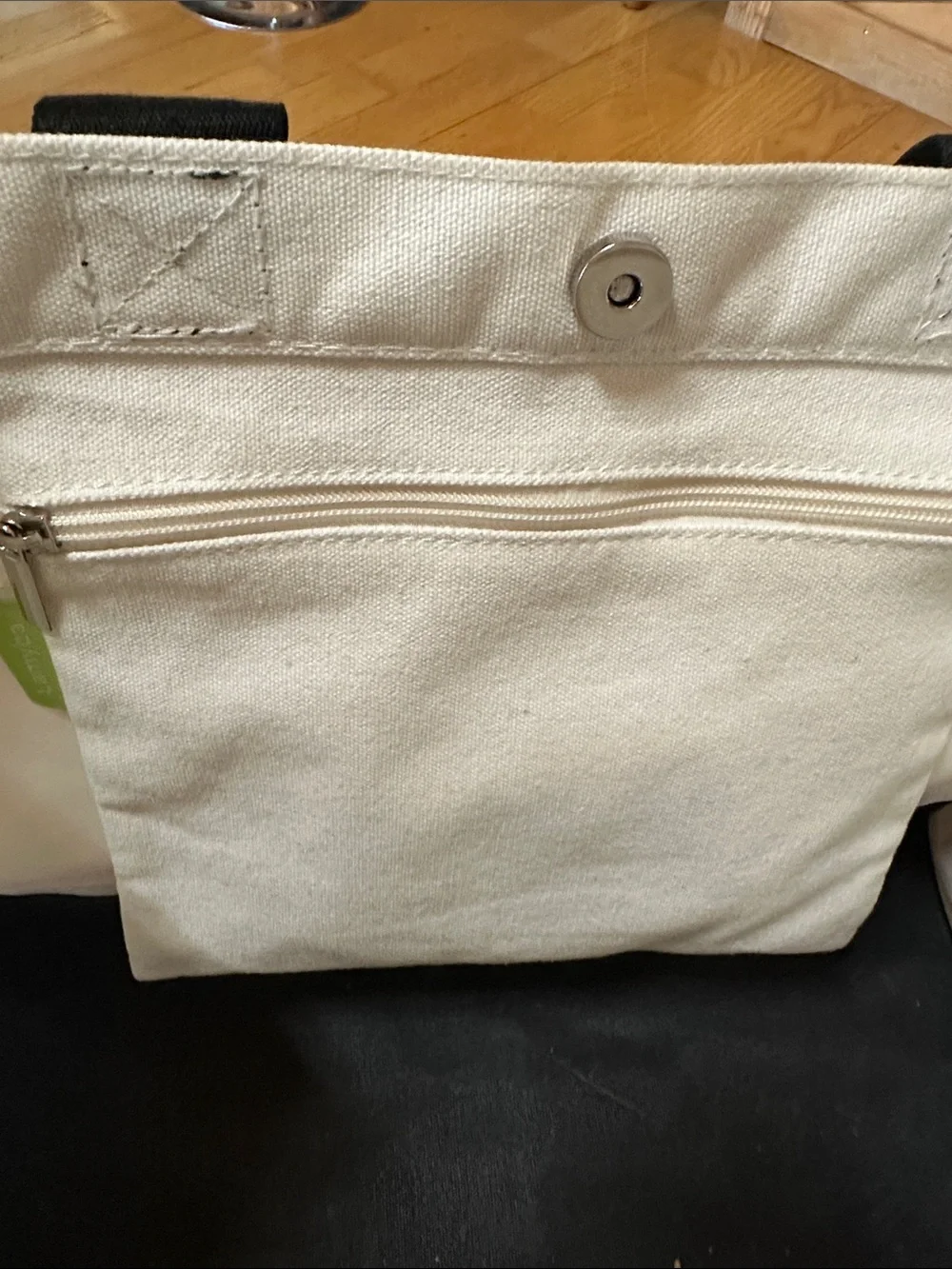 Southern Living Bride Tote in Cream and Black